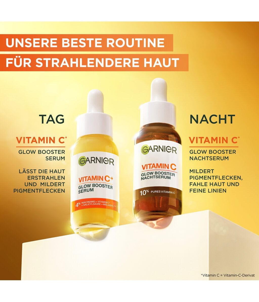 Сыворотка для лица Garnier SkinActive Vitamin C Glow Booster, ночная, с витамином C, 30 мл — фото 6