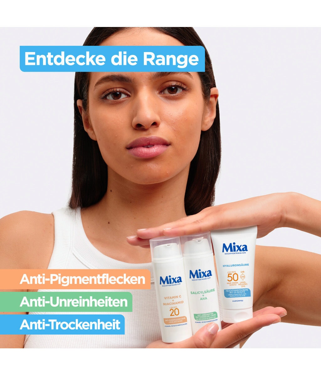 Крем для лица Mixa увлажняющий, SPF 50, для чувствительной кожи, 50 мл — фото 5