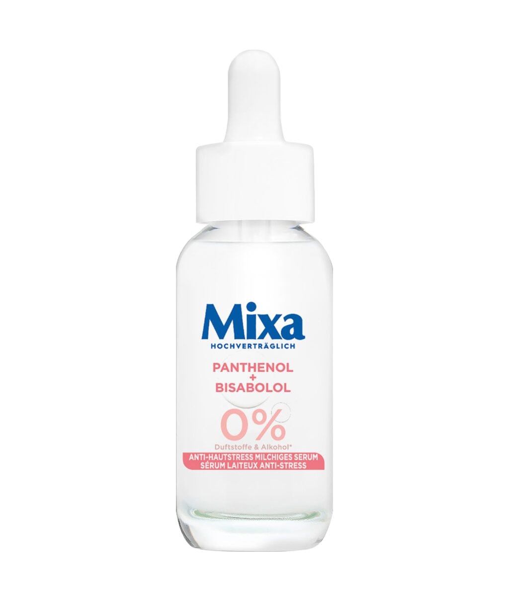Сыворотка для лица Mixa Anti-Skin Stress Panthenol + Bisabolol Serum, успокаивающая, для чувствительной кожи, 30 мл
