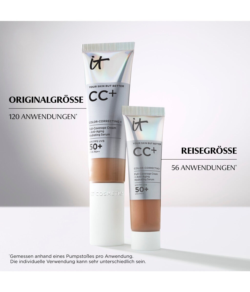 CC-крем IT Cosmetics Your Skin But Better CC+ Cream SPF 50+, оттенок Medium, дорожный формат, 12 мл — фото 6