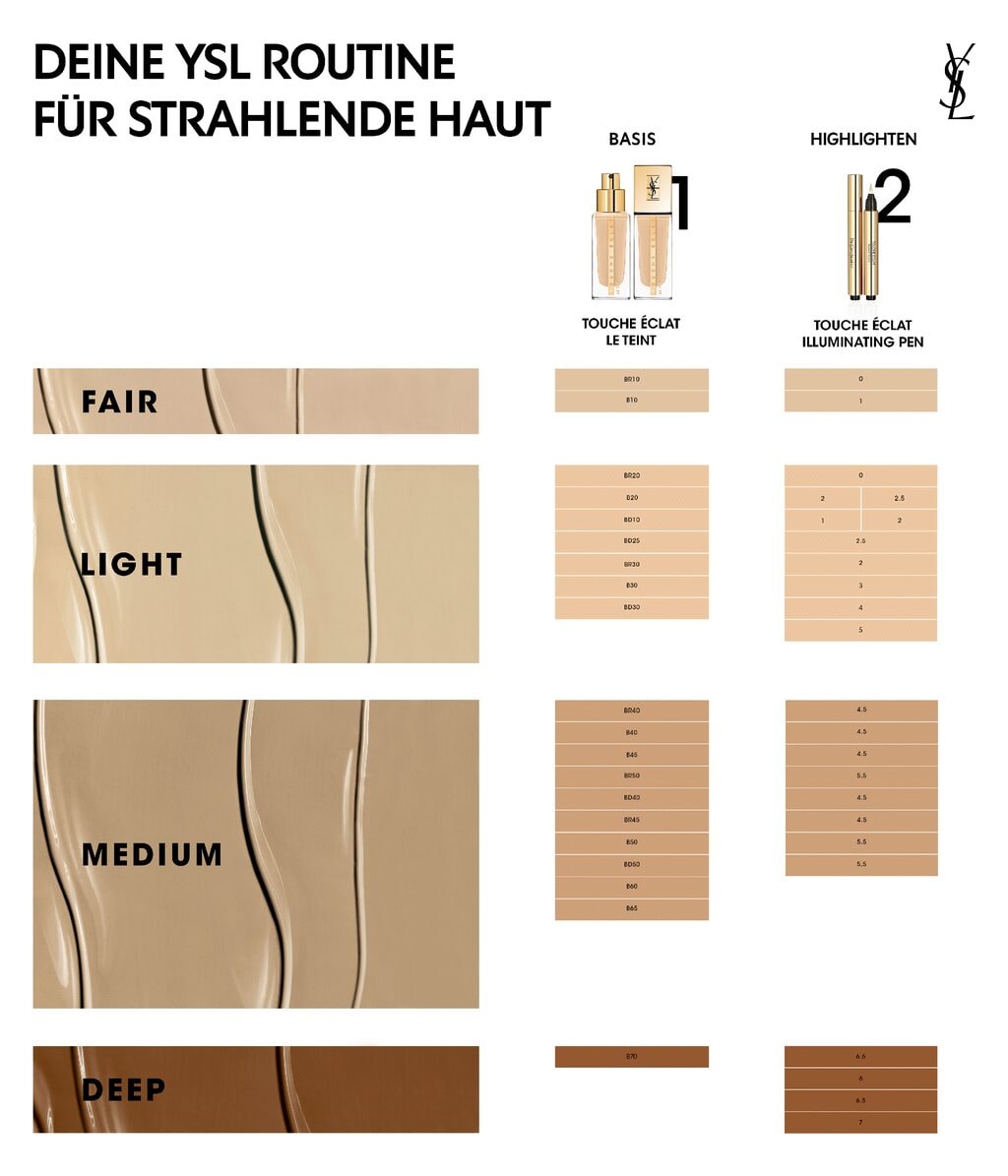 Produktbild 6 von 6, Yves Saint Laurent Touche Éclat Flüssige Foundation