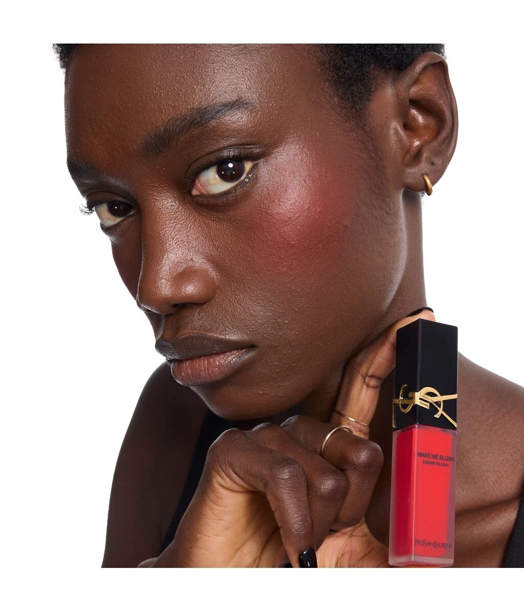 Румяна Yves Saint Laurent Make Me Blush Liquid Blush жидкие, матовые, оттенок 15 Chili Crush, 15 мл — фото 3