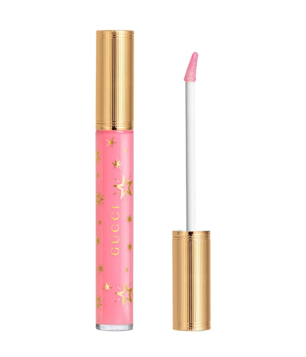 Блеск для губ Gucci Gloss a Levres с эффектом объёма, оттенок 219 - Bertha Pink
