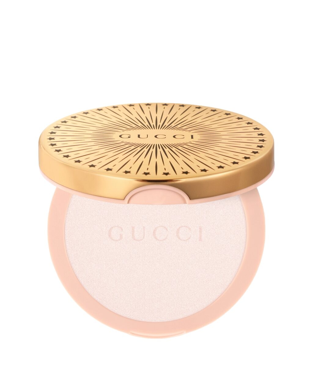 Хайлайтер Gucci Glow пудрово-гелевый, сияющий, оттенок 01 - Sunrise Gold