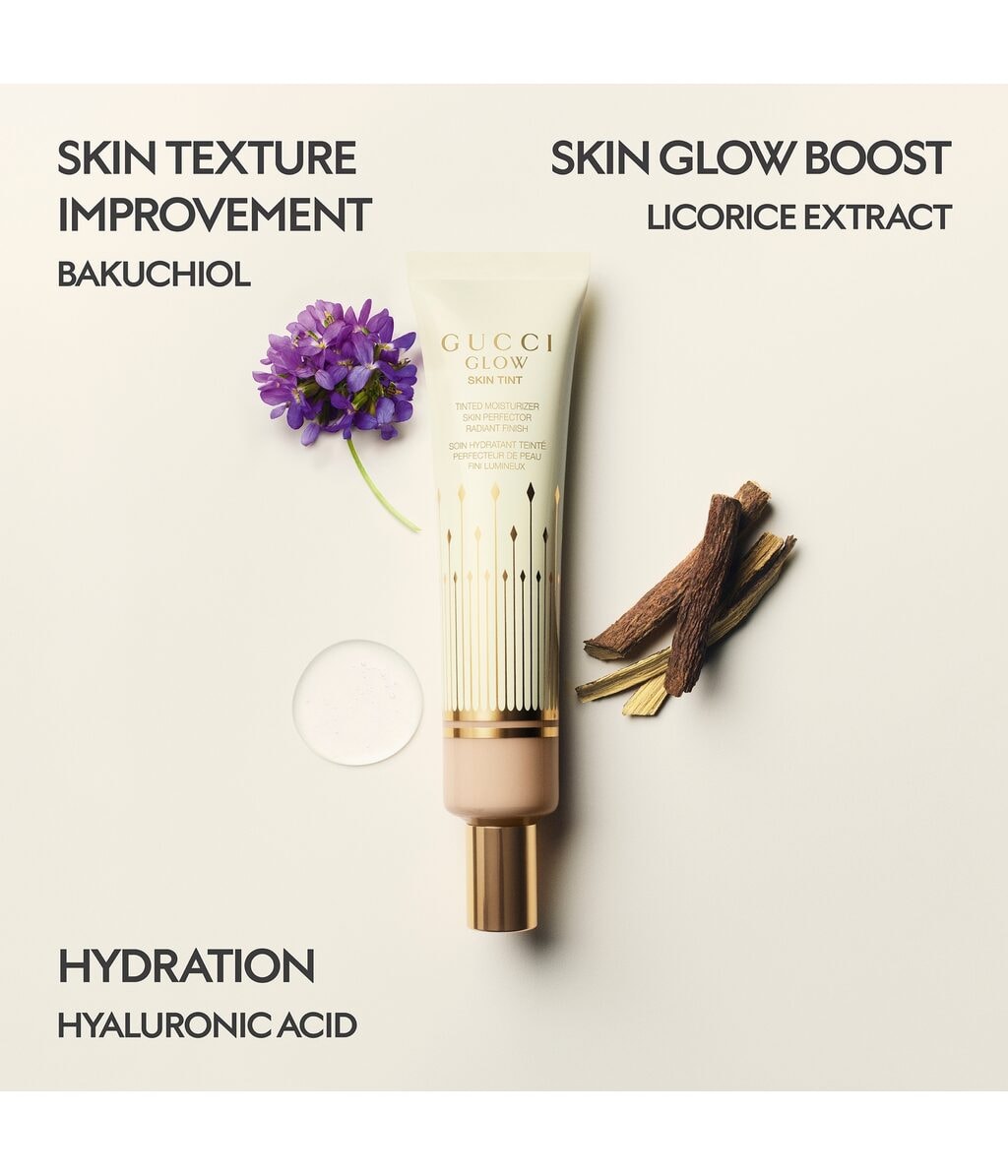 Тонирующий крем для лица Gucci Glow Skin Tint увлажняющий, оттенок 26 Fair Medium, 30 мл — фото 4