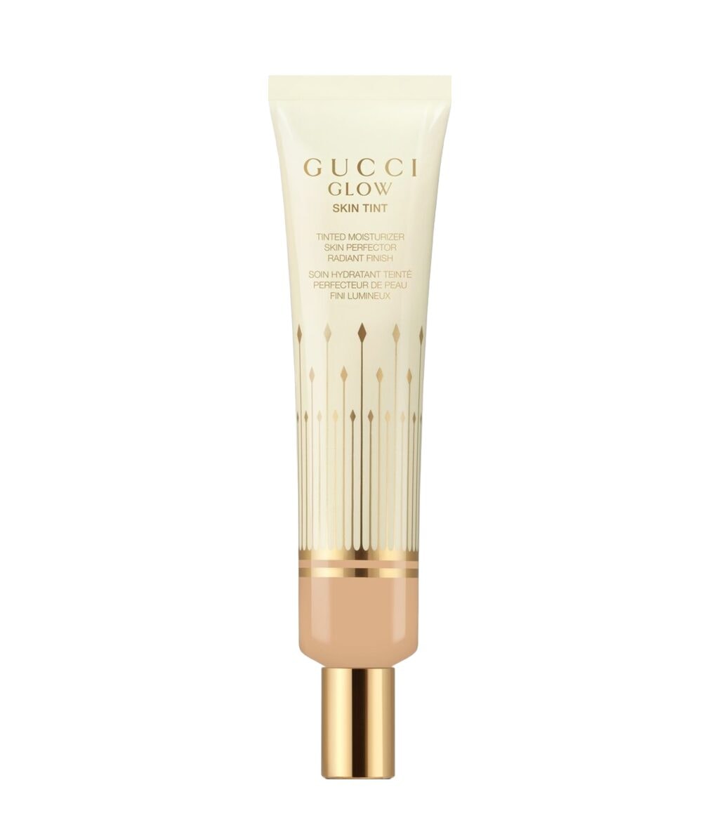 Тонирующий крем для лица Gucci Glow Skin Tint увлажняющий, оттенок 43 Medium Deep, 30 мл