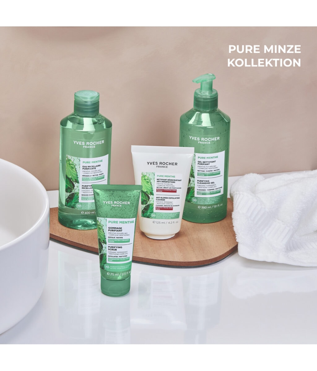 Пилинг для лица Yves Rocher Pure Menthe, с мятой, для комбинированной и жирной кожи, 75 мл — фото 5