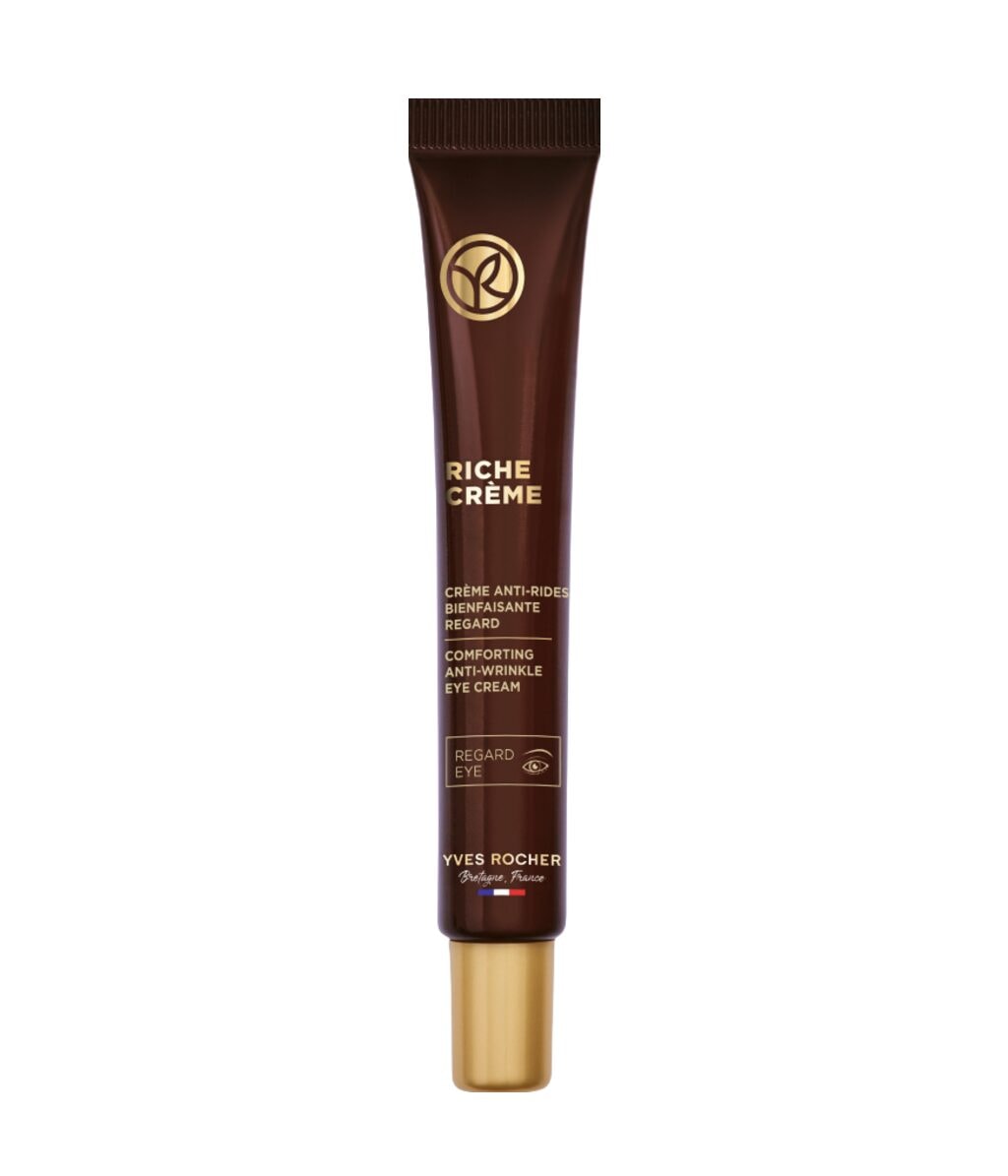 Крем для кожи вокруг глаз Yves Rocher Riche Creme против морщин, без отдушки, 14 мл
