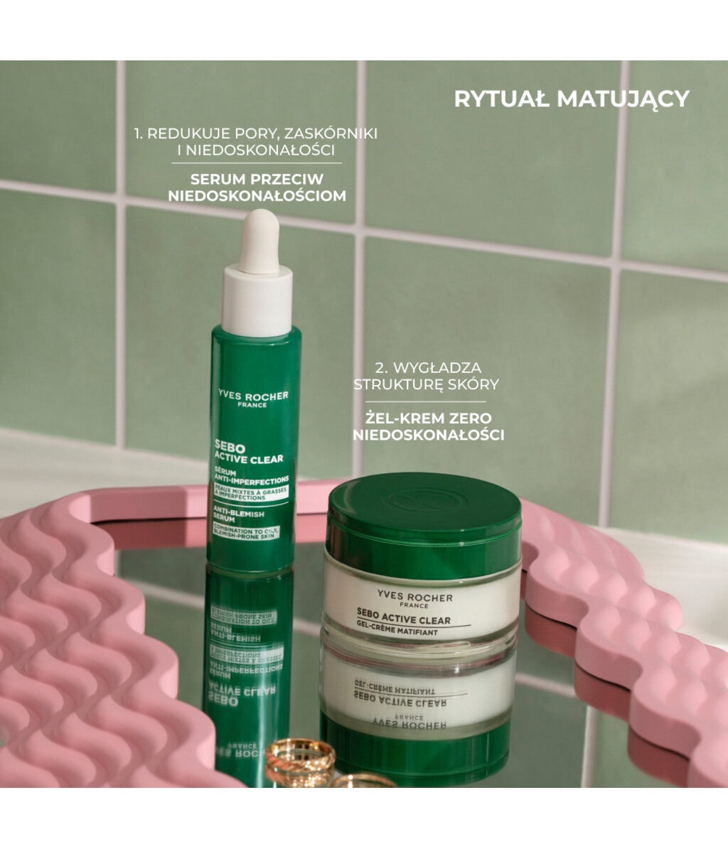 Гель-крем для лица Yves Rocher Sebo Active Clear Zero Blemish Gel Cream матирующий, для комбинированной и жирной кожи, 50 мл — фото 5