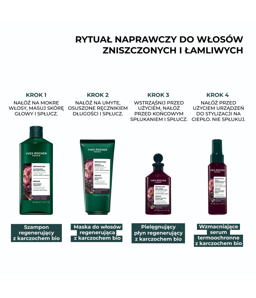 Маска для волос Yves Rocher восстанавливающая, укрепляющая, для повреждённых и ломких волос, 200 мл — фото 5