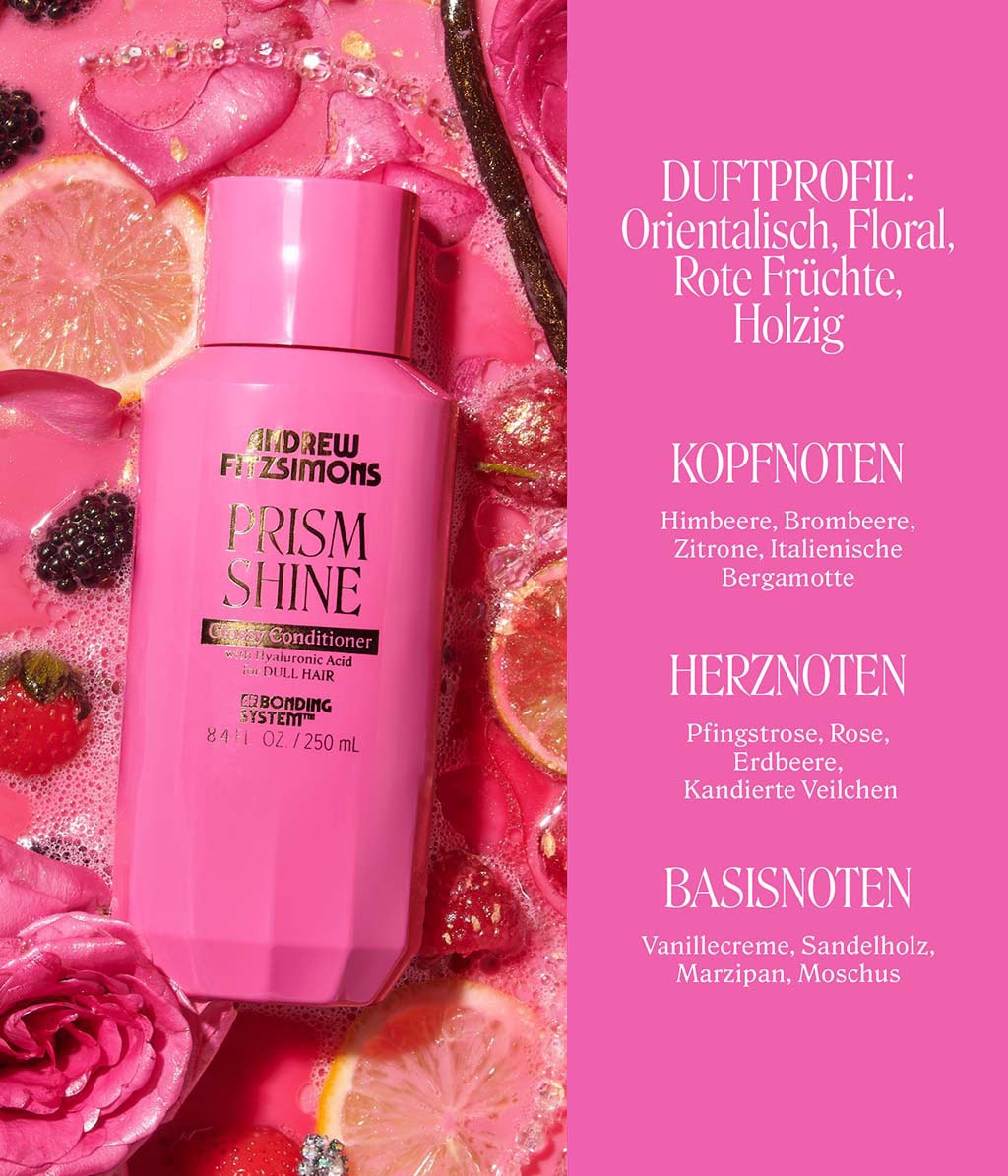 Кондиционер для волос Andrew Fitzsimons Prism Shine Glossy для блеска, увлажняющий, 250 мл — фото 3