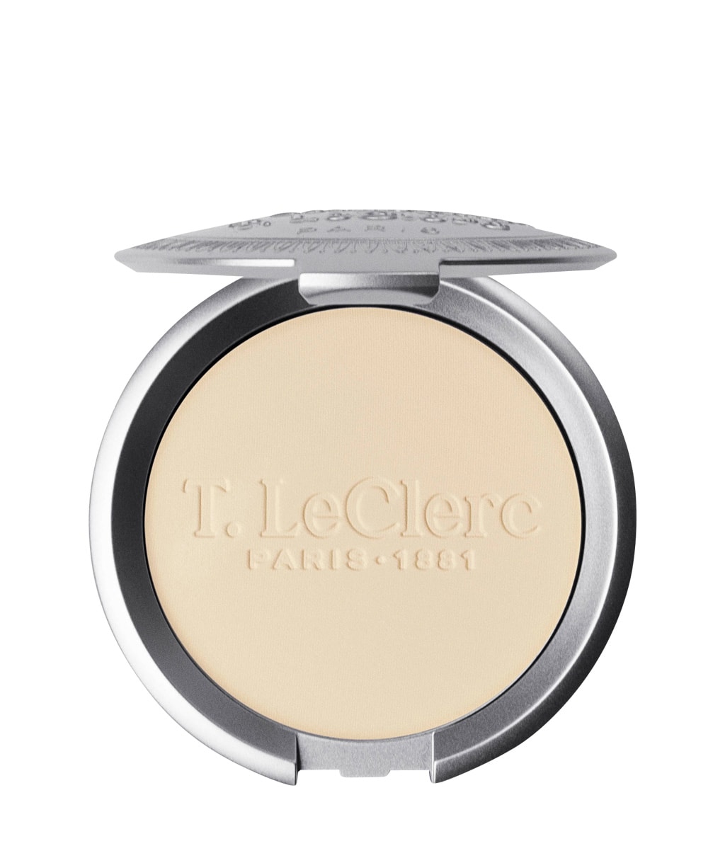 Компактная пудра T.LeClerc Dermophile Pressed Powder матовая, рисовая, оттенок 02 - Banane