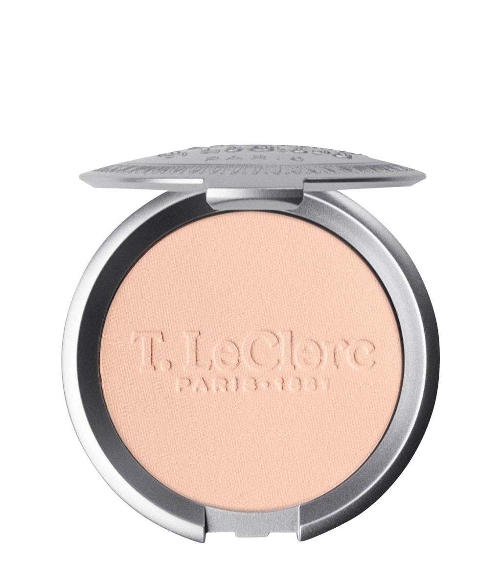 Компактная пудра T.LeClerc Dermophile Pressed Powder матовая, рисовая, оттенок 07 - Rosé