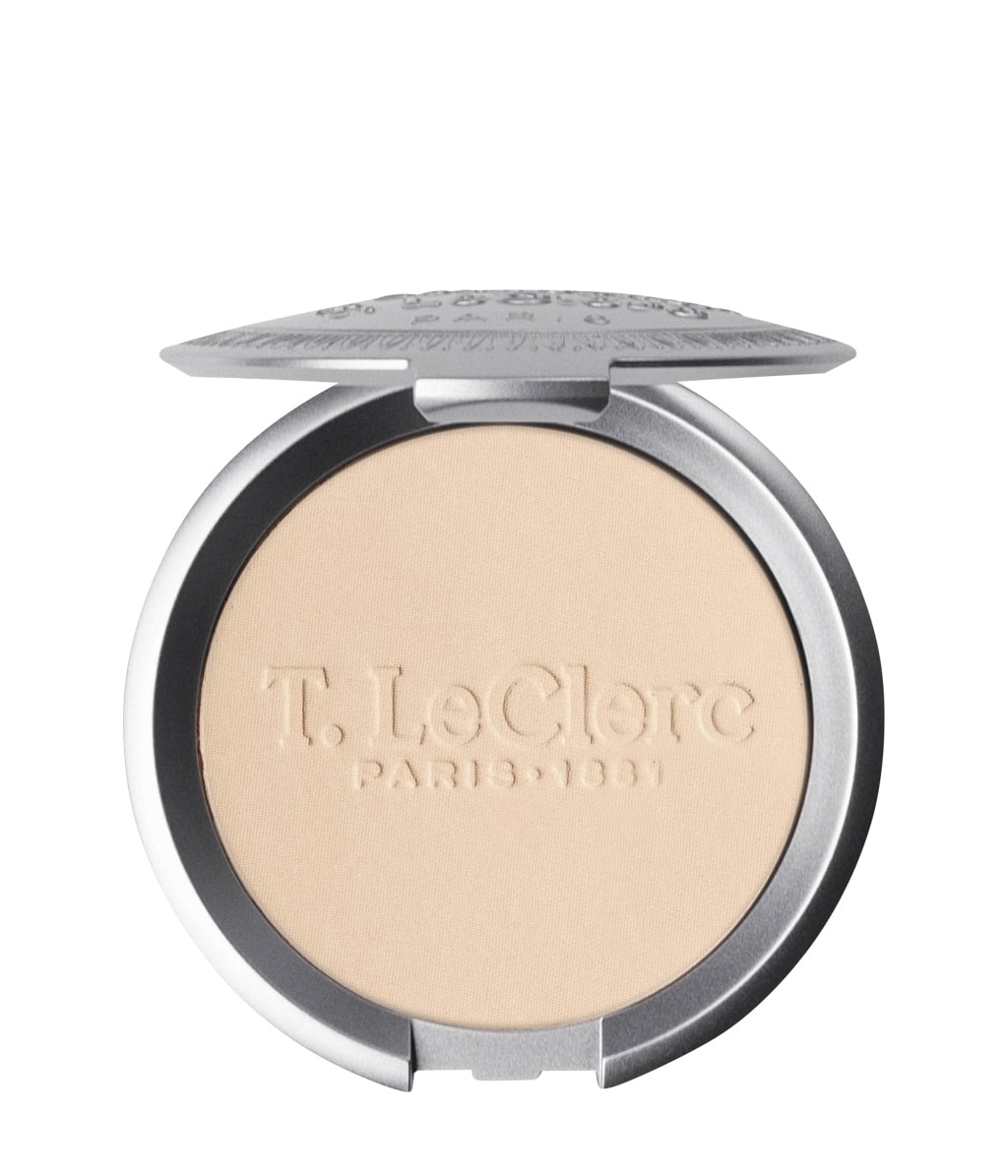 Компактная пудра T.LeClerc Dermophile Pressed Powder матовая, рисовая, оттенок 05 - Camelia