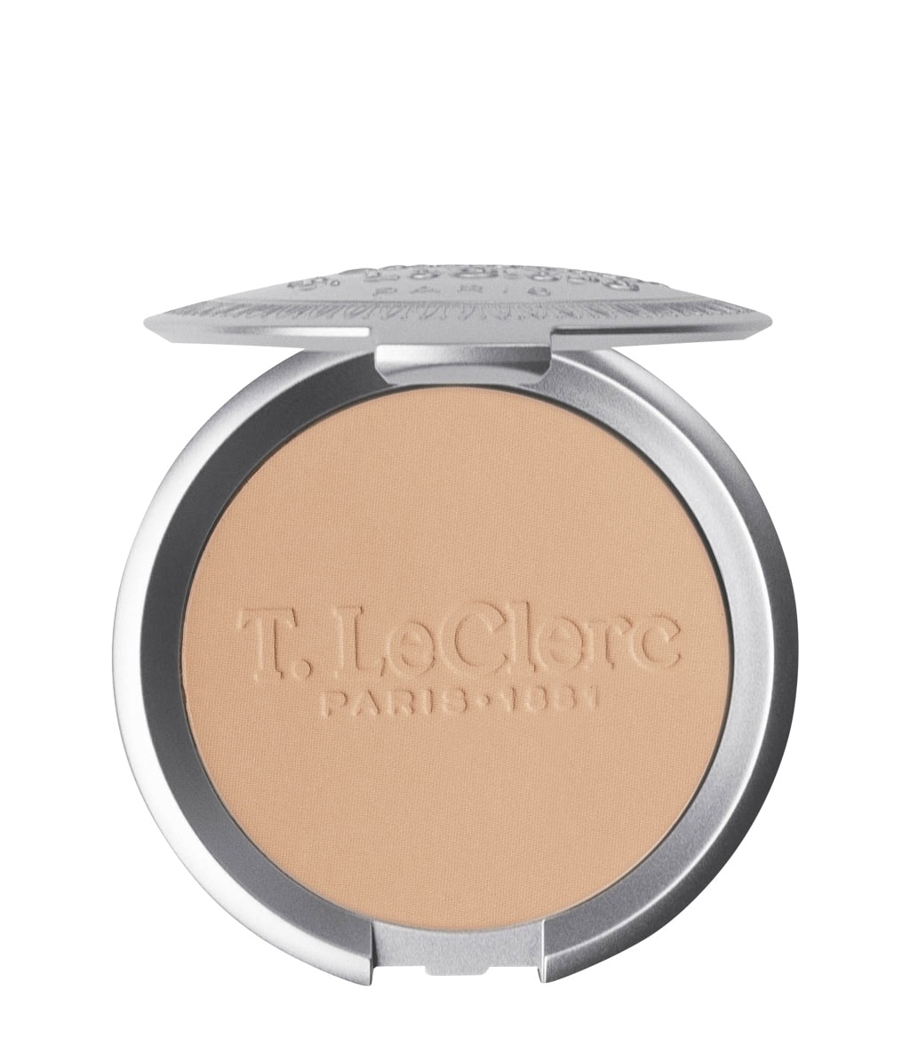 Компактная пудра T.LeClerc Dermophile Pressed Powder матовая, рисовая, оттенок 09 - Beige