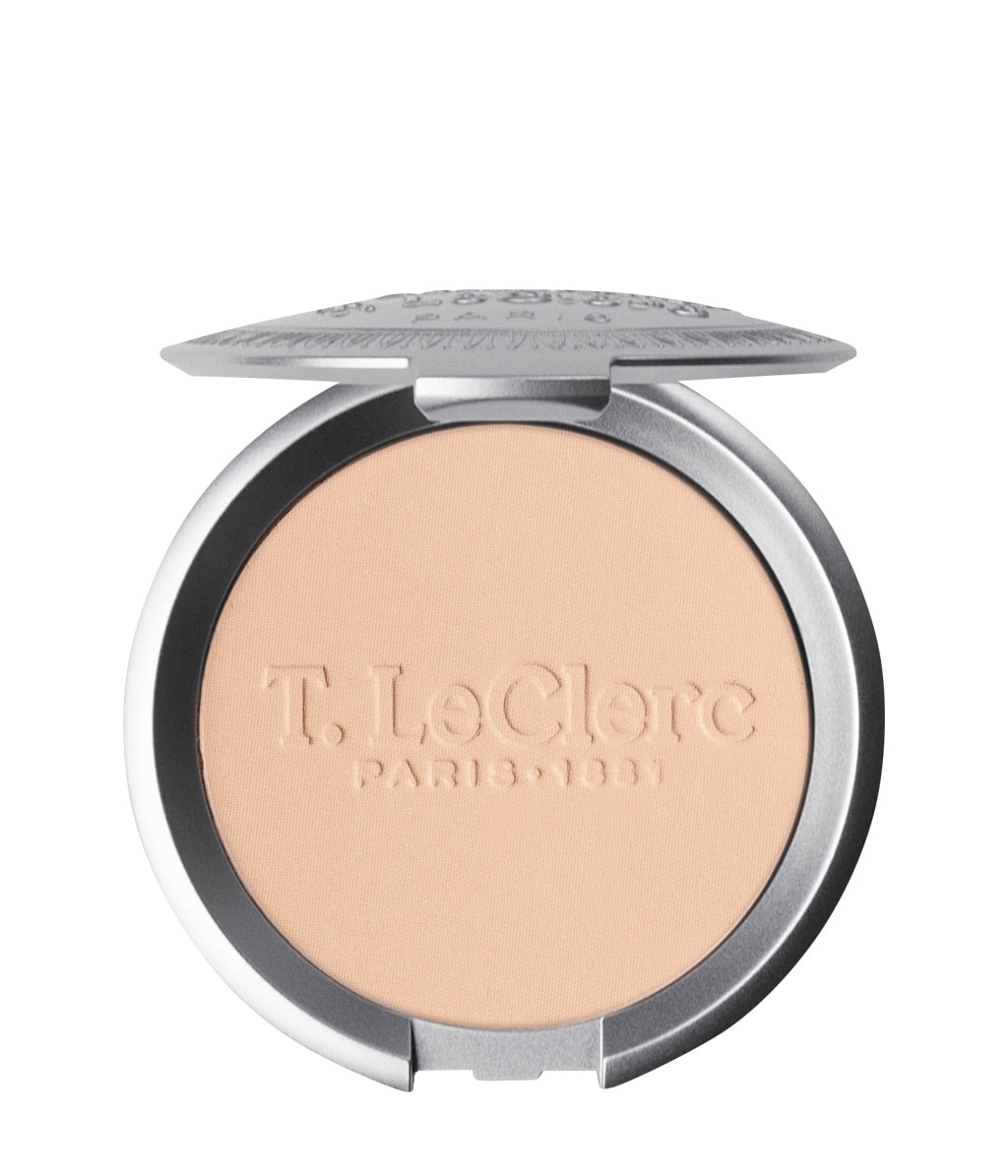 Компактная пудра T.LeClerc Dermophile Pressed Powder матовая, рисовая, оттенок 08 - Sable