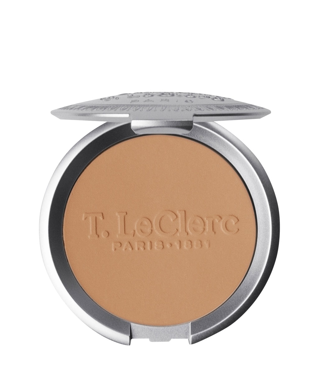 Компактная пудра T.LeClerc Dermophile Pressed Powder матовая, рисовая, оттенок 11 - Cannelle