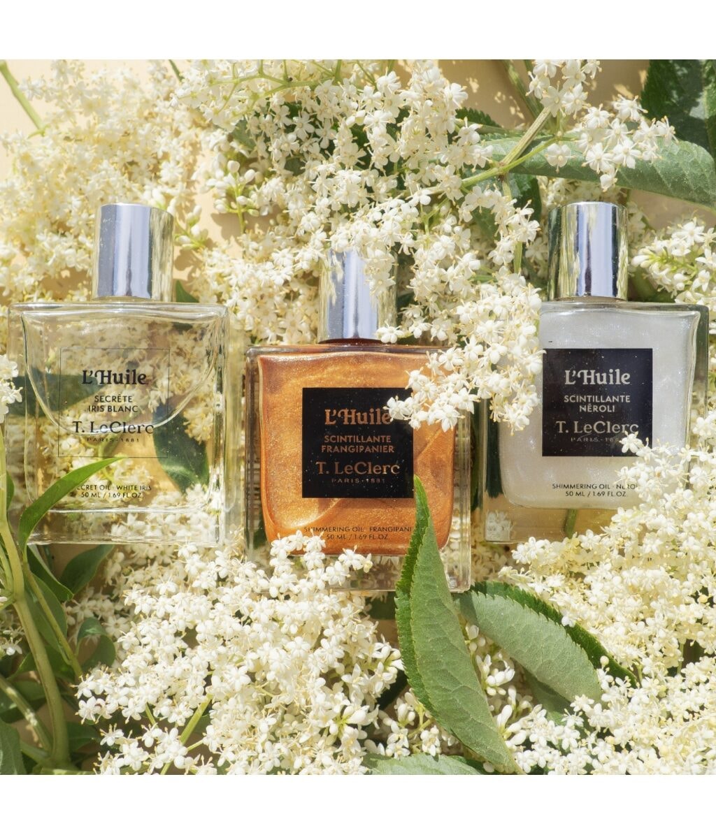 Сухое масло для тела и волос T. LeClerc L'Huile White Iris Secrete, 50 мл — фото 4
