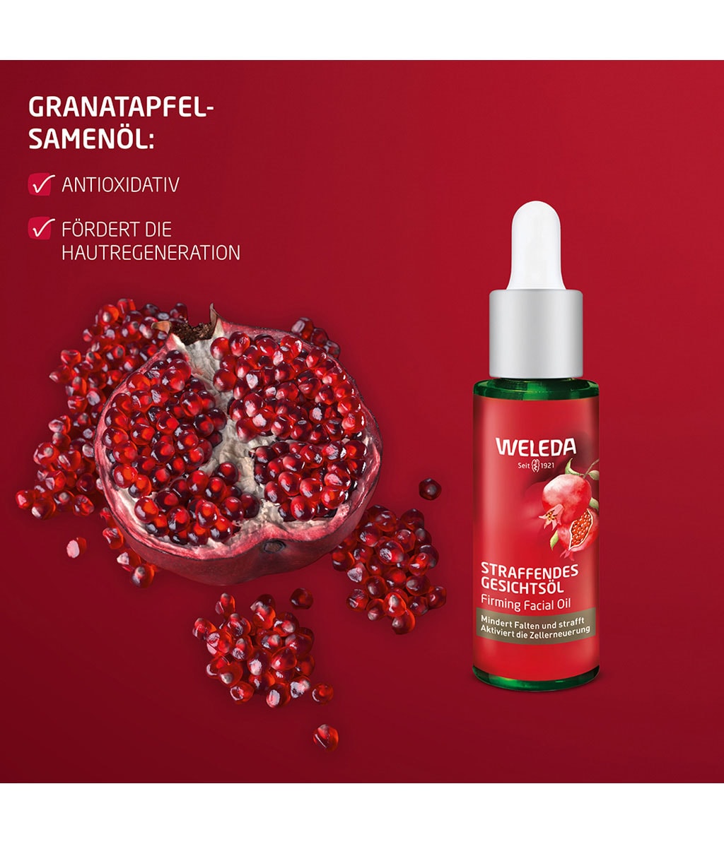 Масло для лица Weleda Pomegranate, укрепляющее, антивозрастное, 30 мл — фото 5