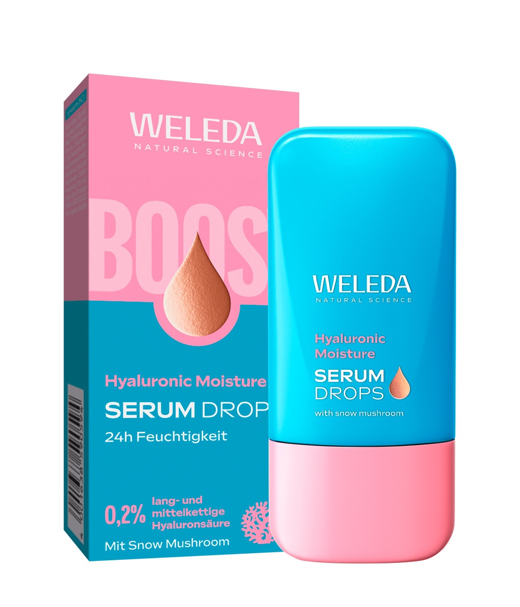 Сыворотка для лица Weleda Hyaluronic Moisture Serum Drops, увлажняющая, для сухой кожи, 30 мл — фото 2