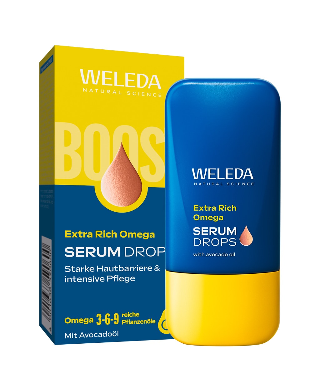 Сыворотка для лица Weleda Extra Rich Omega Serum Drops, с омега-кислотами, успокаивающая, 30 мл — фото 2