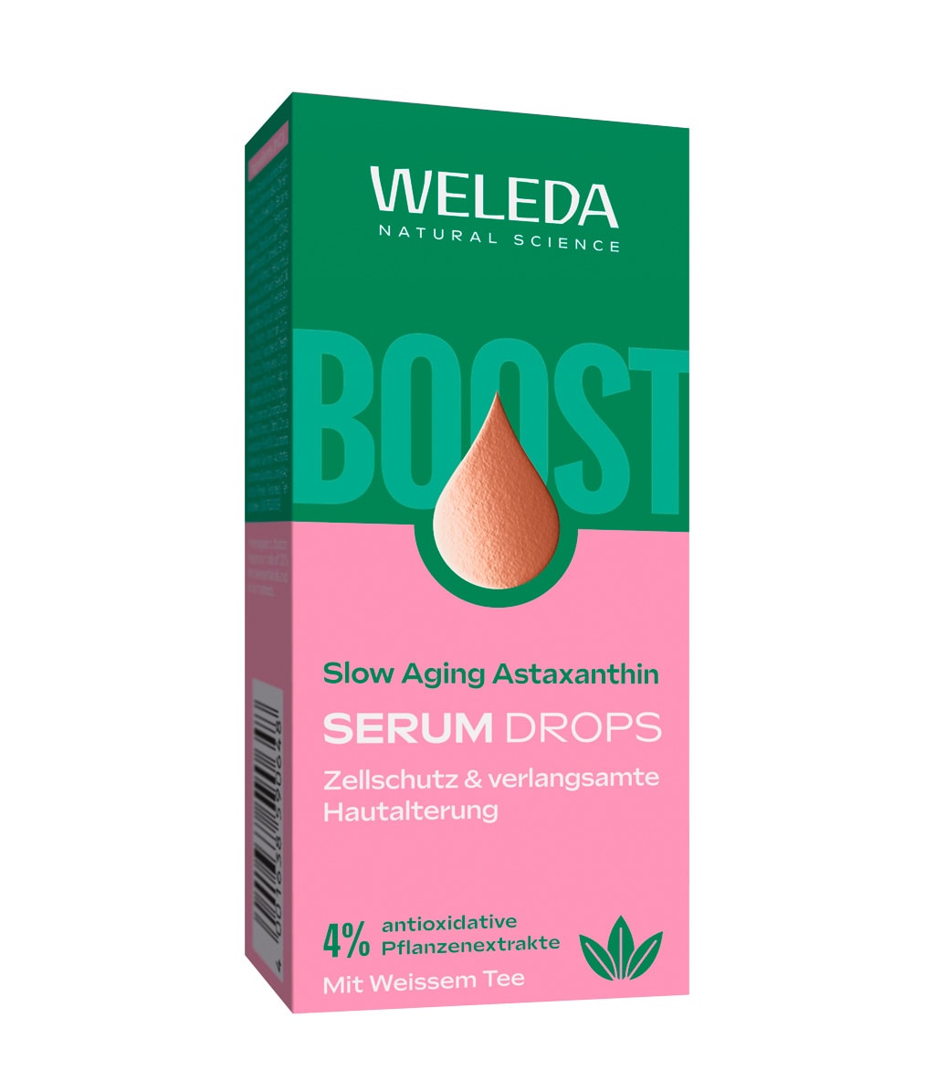 Сыворотка для лица Weleda Slow Ageing Astaxanthin Serum Drops, с астаксантином, антиоксидантная, 30 мл — фото 3