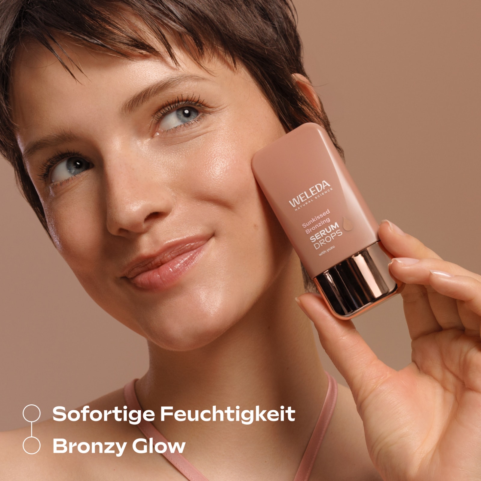 Бронзирующая сыворотка для лица Weleda Sunkissed Bronzing Serum Drops, с минеральными пигментами, 30 мл — фото 5