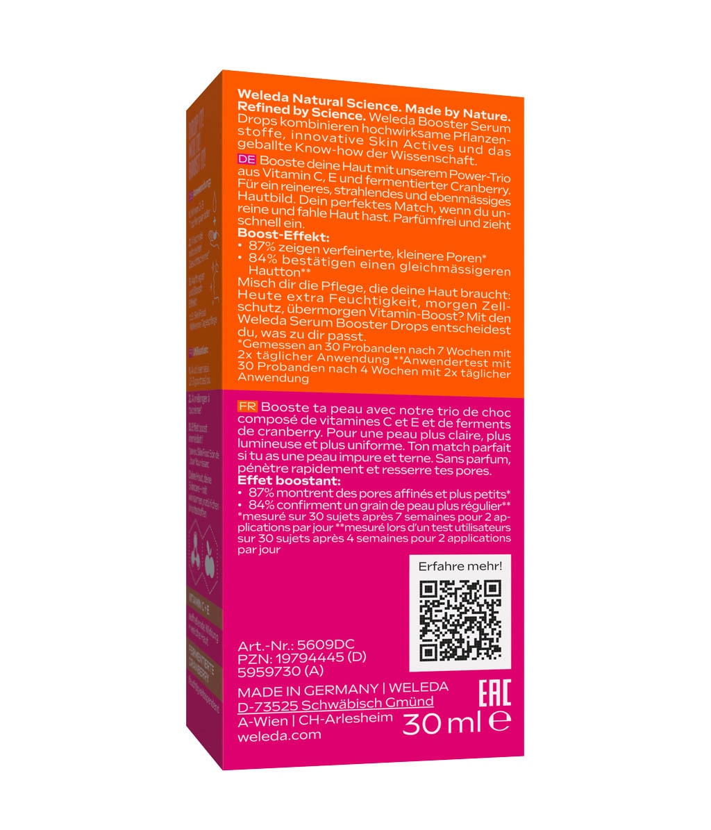 Сыворотка для лица Weleda Pore Refining Serum Drops, сужающая поры, без отдушки, 30 мл — фото 4