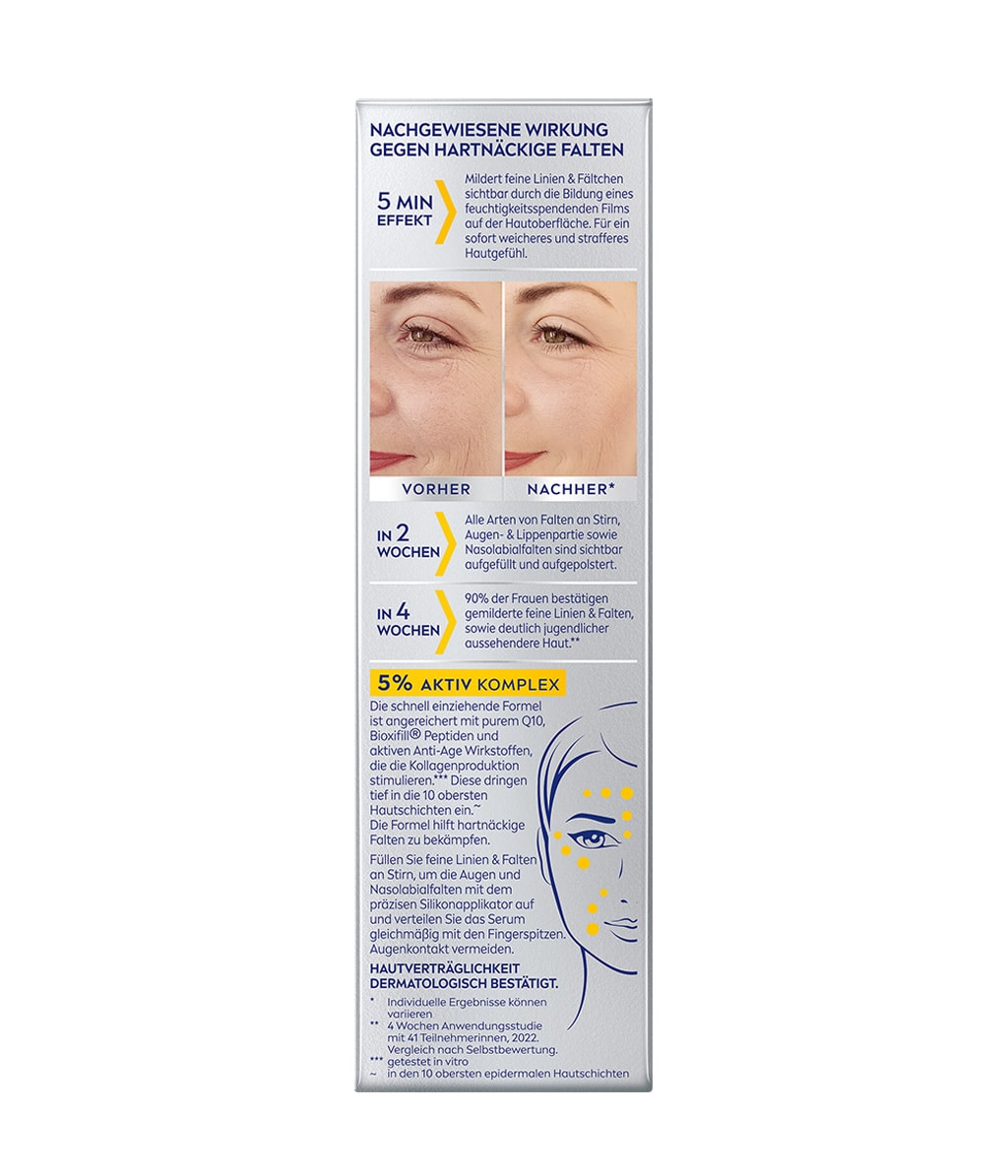 Сыворотка для лица Nivea Q10 Anti-Wrinkle Expert, таргетированный филлер морщин, 15 мл — фото 2
