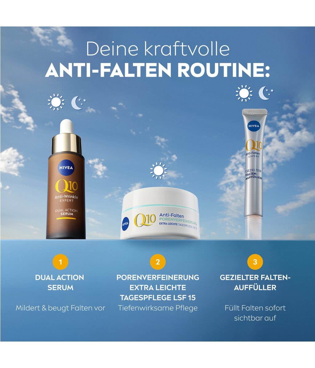 Дневной крем для лица Nivea Q10 против морщин, сужающий поры, SPF 15, для комбинированной кожи, 50 мл — фото 6