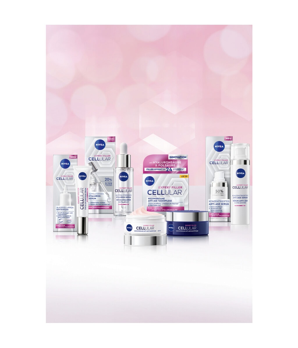 Сыворотка для лица Nivea Cellular Expert Filler Replumping Serum, с гиалуроновой кислотой, наполняющая, 30 мл — фото 6