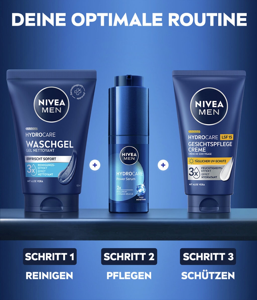 Сыворотка для лица Nivea Men Hydrocare Power Serum, увлажняющая, для мужчин, 30 мл — фото 6