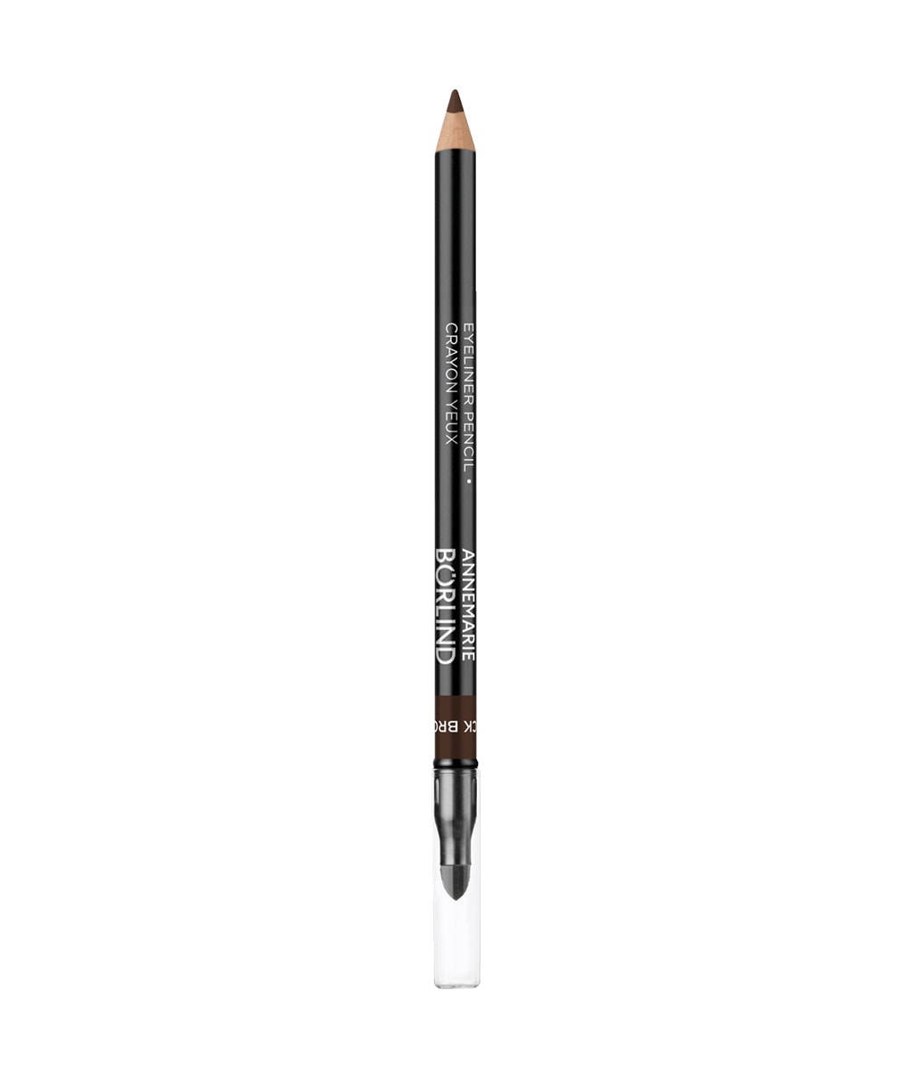 Карандаш для глаз Annemarie Borlind Eyeliner Pencil с аппликатором-спонжем, оттенок BLACK BROWN