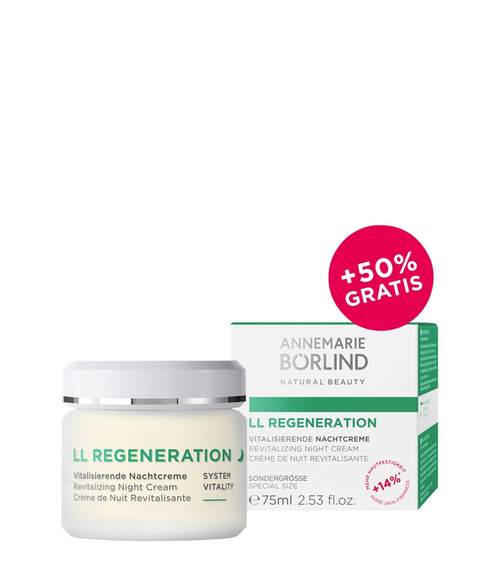 Ночной крем для лица Annemarie Borlind LL Regeneration Vitalizing восстанавливающий, для нормальной кожи, 75 мл