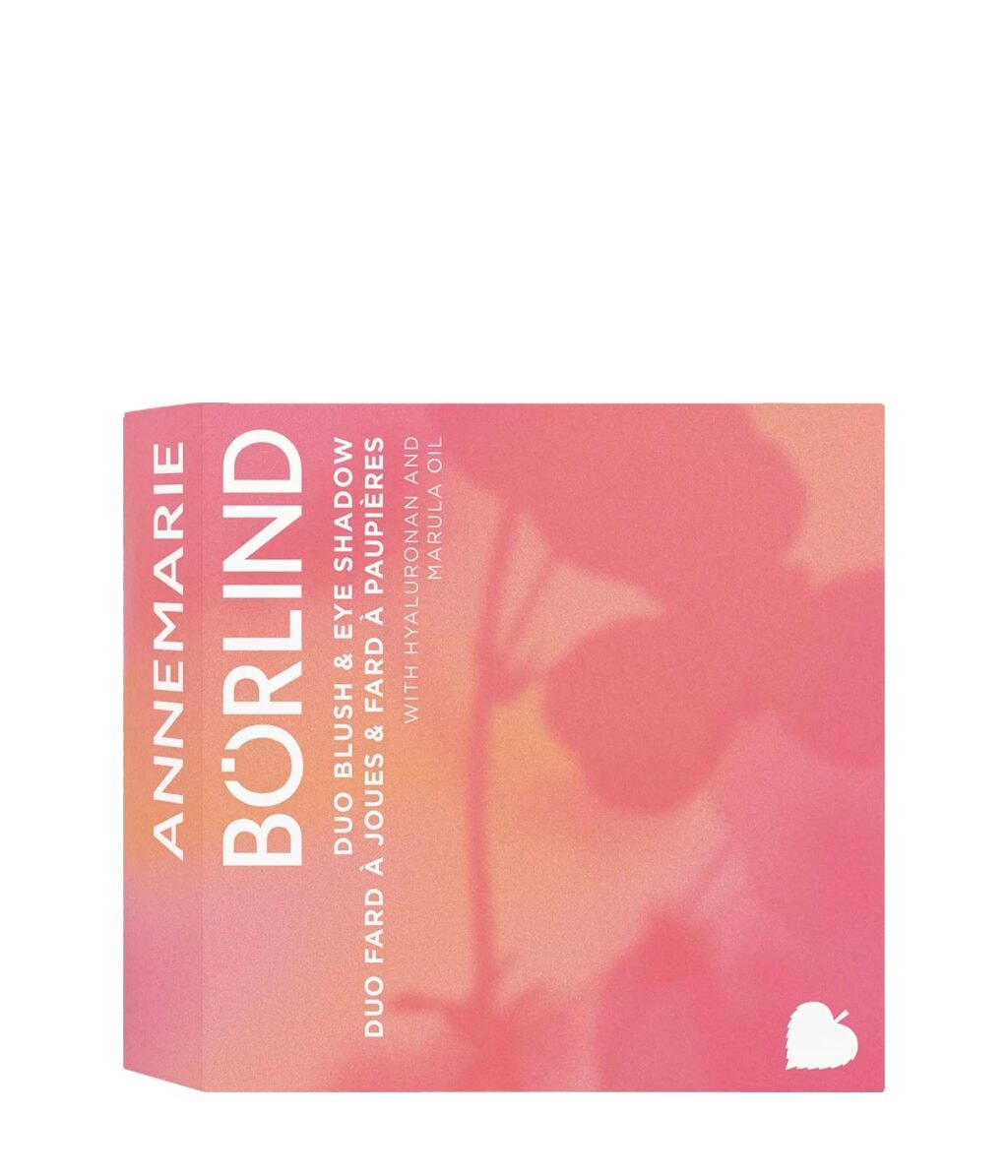 Румяна и тени для век Annemarie Borlind Duo Blush & Eye Shadow бархатистые, оттенок Roses & Peaches, 9 г — фото 2