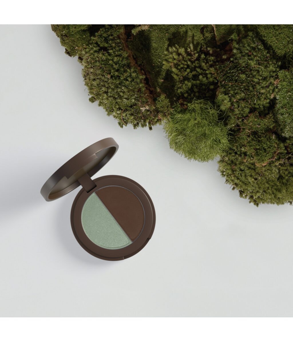 Тени для век Annemarie Borlind Duo Eye Shadow двойные, оттенок Shimmering Moss и Grounded Brown, 2 г — фото 4