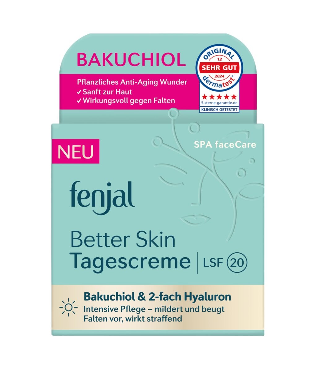 Дневной крем для лица fenjal Better Skin, с бакучиолом и гиалуроновой кислотой, SPF 20, 50 мл — фото 2