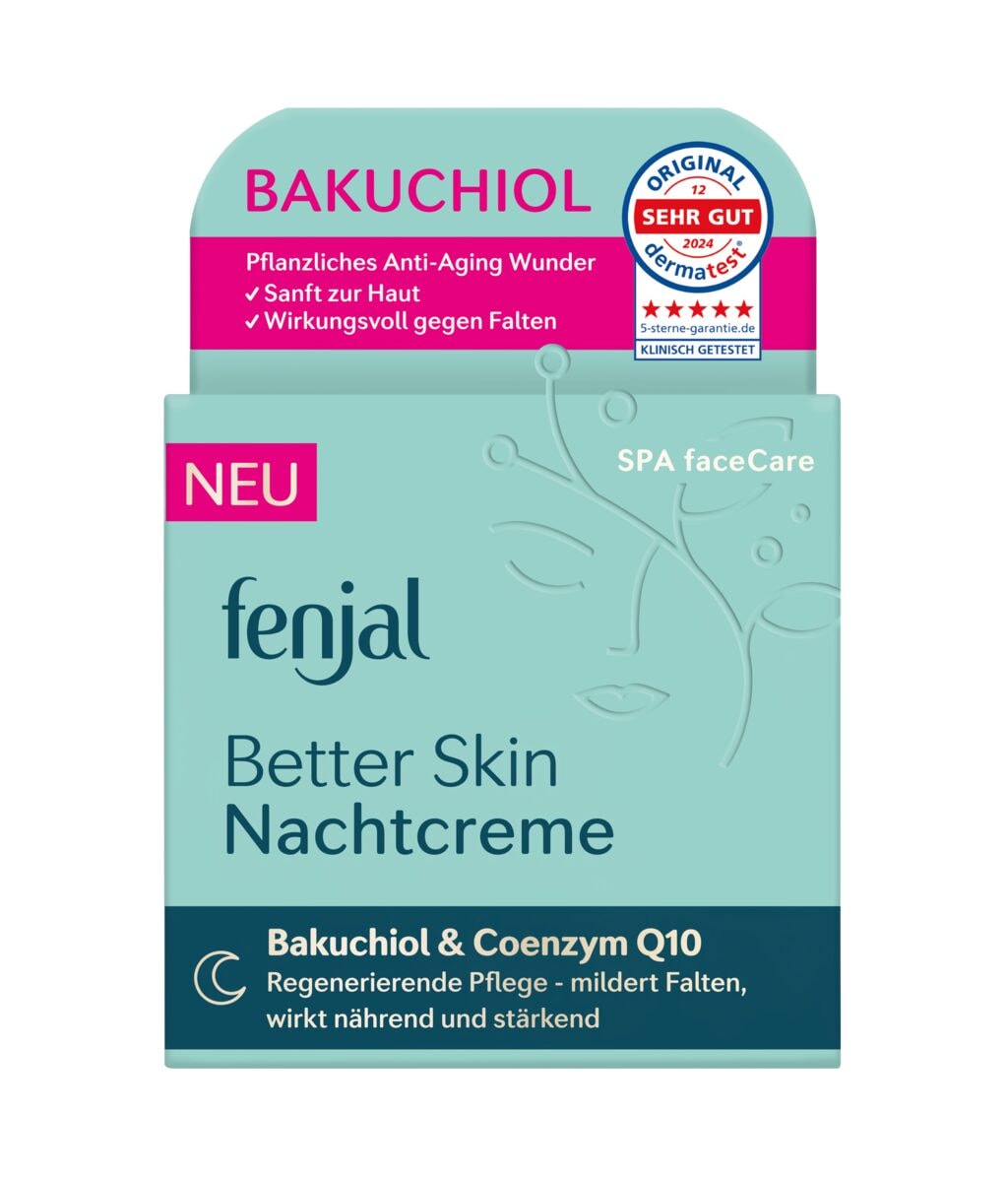 Ночной крем для лица fenjal Better Skin, с бакучиолом и коэнзимом Q10, 50 мл — фото 2