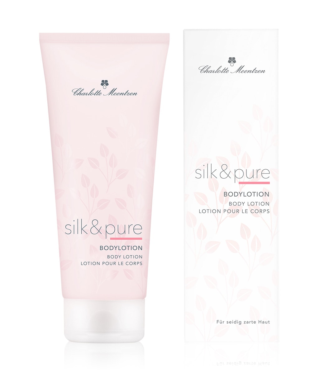 Лосьон для тела Charlotte Meentzen Silk & Pure, нежирный, 200 мл