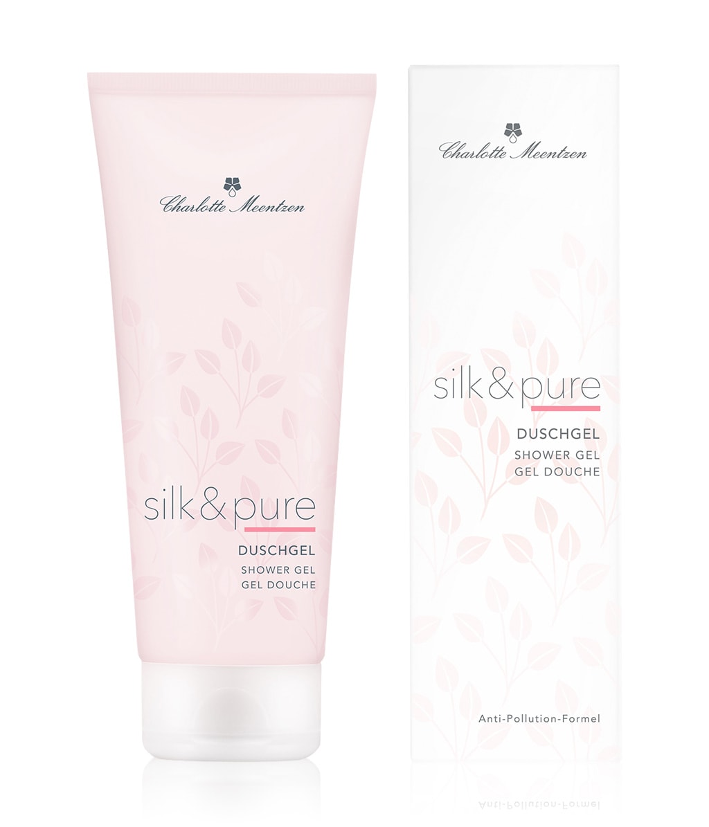 Гель для душа Charlotte Meentzen Silk & Pure, ревитализирующий, 200 мл