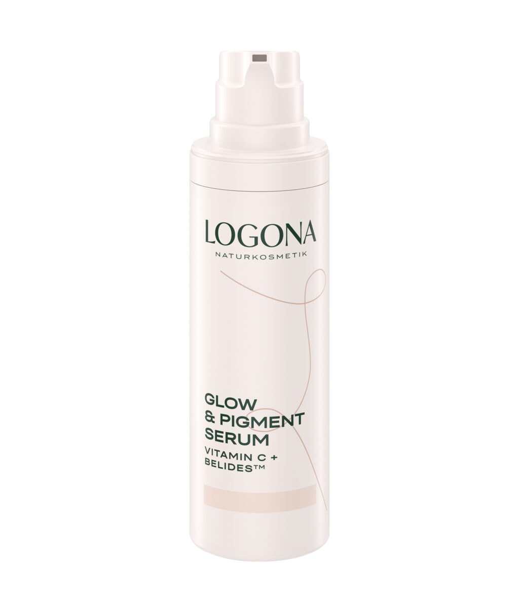 Сыворотка для лица Logona Glow & Pigment Serum, выравнивает тон, увлажняющая, 30 мл