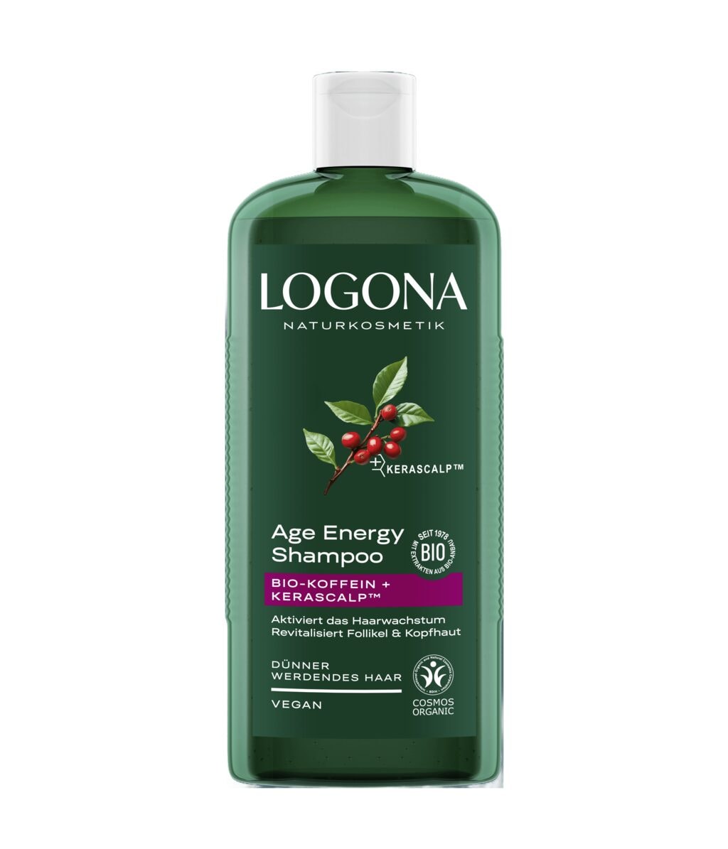 Шампунь Logona Age Energy с кофеином, увлажняющий, 250 мл