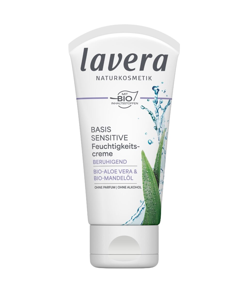 Дневной крем для лица lavera Basis Sensitiv Soothing Moisturizer успокаивающий, для чувствительной кожи, 50 мл