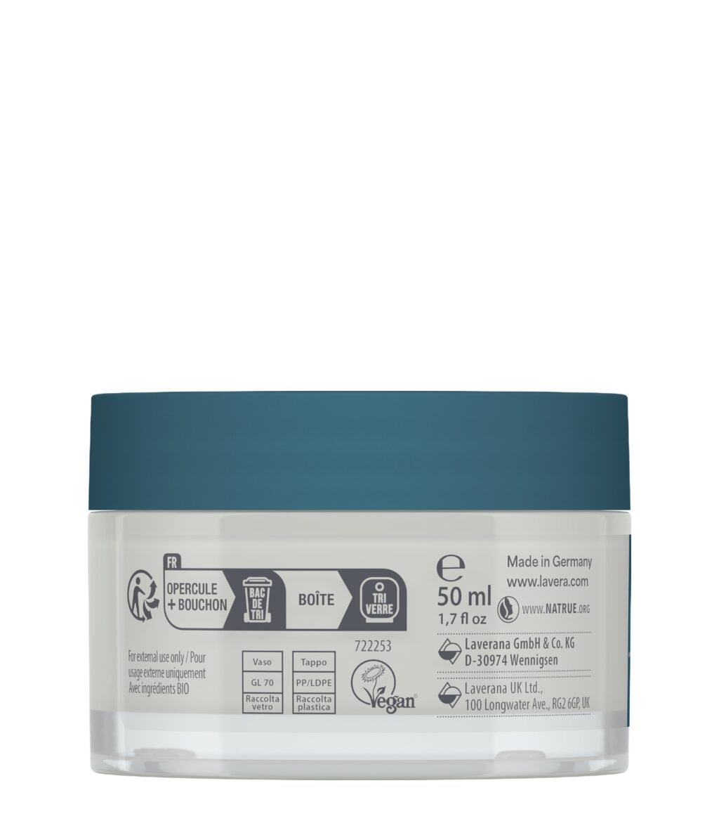 Ночной крем для лица lavera Basis Sensitiv Soothing Night Cream успокаивающий, для чувствительной кожи, 50 мл — фото 3