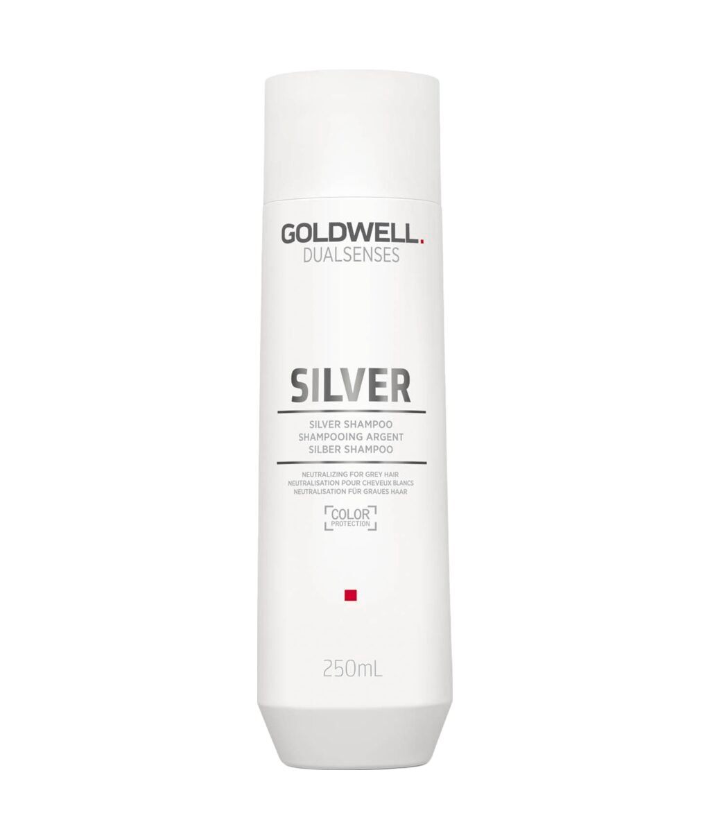 Оттеночный шампунь Goldwell Dualsenses Silver против желтизны, для седых волос и холодного блонда, 250 мл