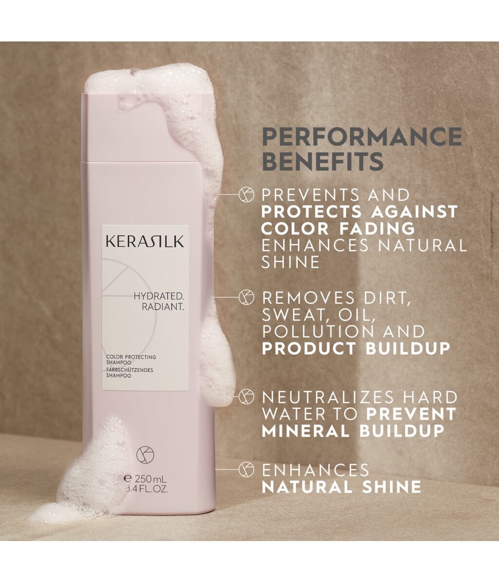 Шампунь Kerasilk Essentials Color Protecting для защиты цвета, увлажняющий, для окрашенных волос, 750 мл — фото 2