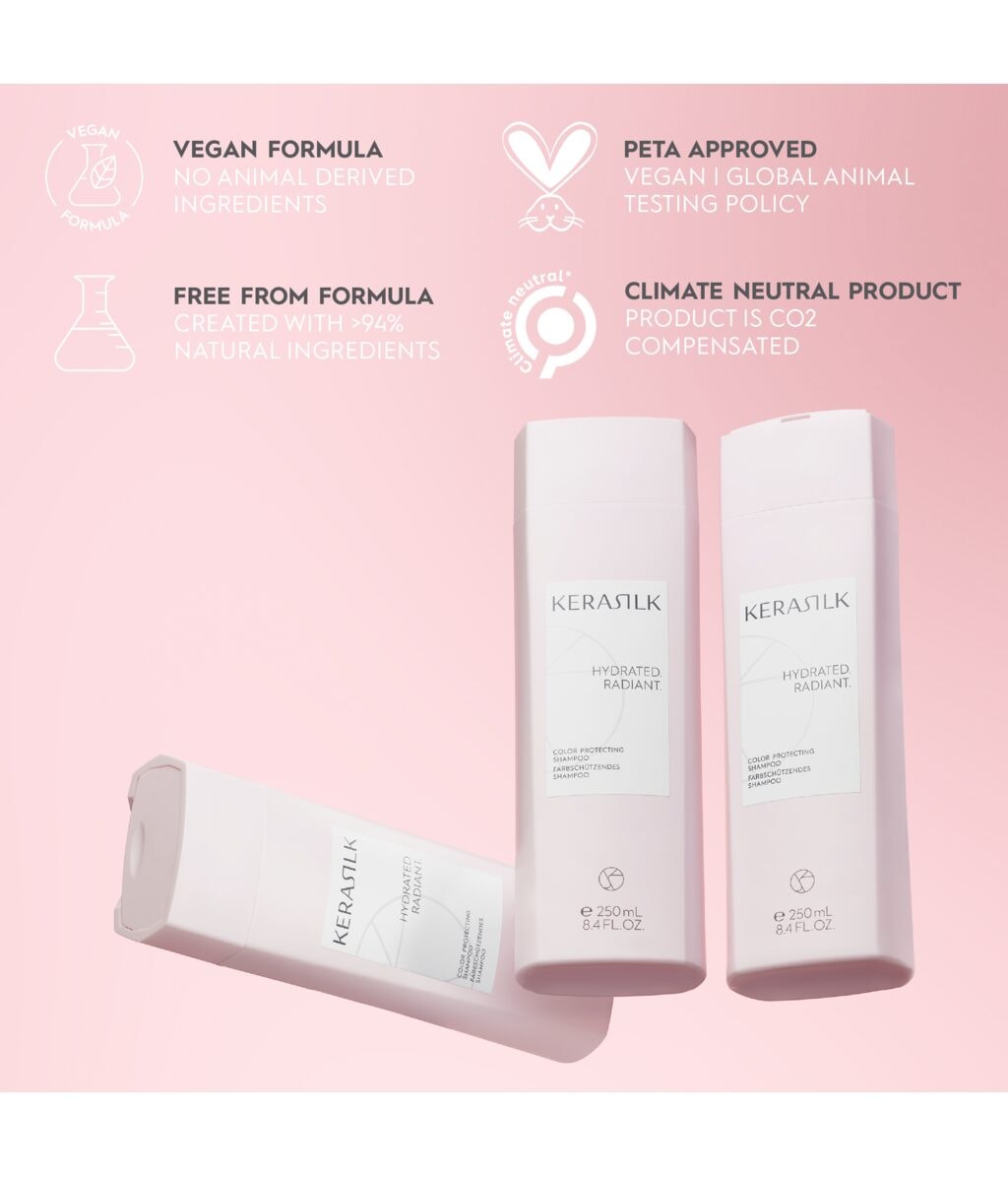 Шампунь Kerasilk Essentials Color Protecting для защиты цвета, увлажняющий, для окрашенных волос, 750 мл — фото 5