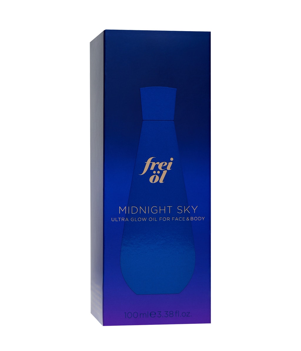 Масло для лица и тела frei ol Ultra Glow Midnight Sky, с бакучиолом, придаёт сияние, 100 мл — фото 2
