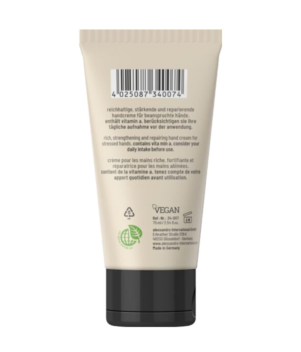 Крем для рук Alessandro Spa Cream Rich, восстанавливающий, для зрелой кожи, 75 мл — фото 4