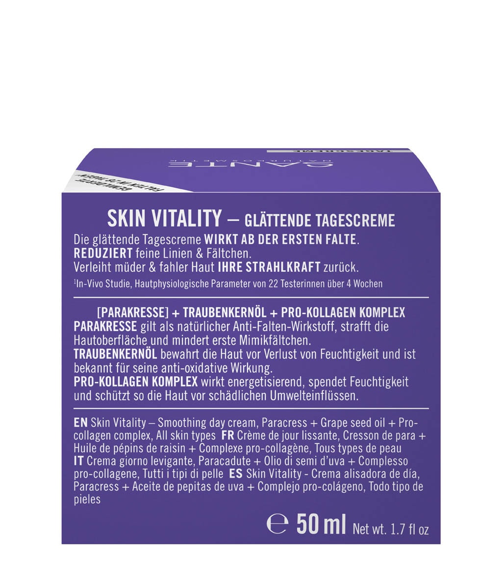 Дневной крем для лица Sante Skin Vitality Smoothing Day Cream разглаживающий, 50 мл — фото 6